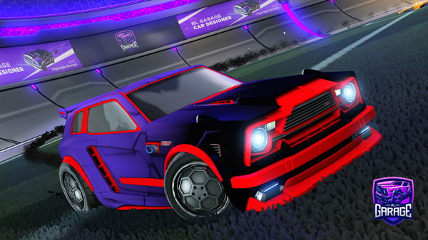 A Rocket League car design from krbksj