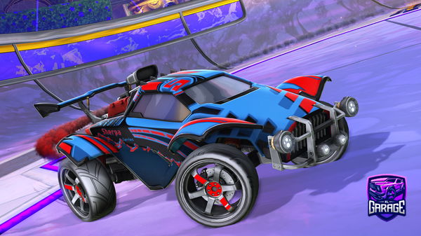 A Rocket League car design from boosted497