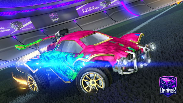 A Rocket League car design from JocularScarf968