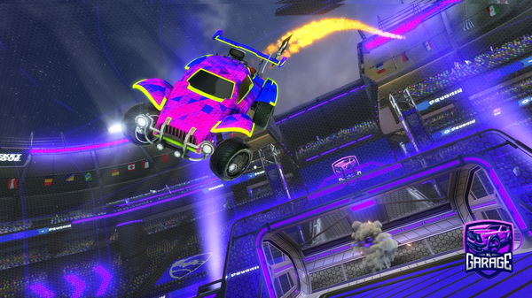 A Rocket League car design from davidhood1978