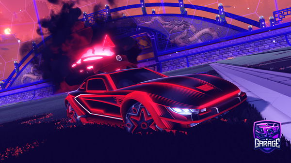 A Rocket League car design from prefix7481