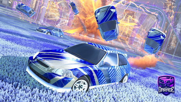 A Rocket League car design from Gaming_MEMER255