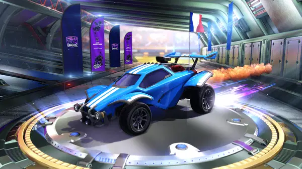 A Rocket League car design from NaxotiOnYT