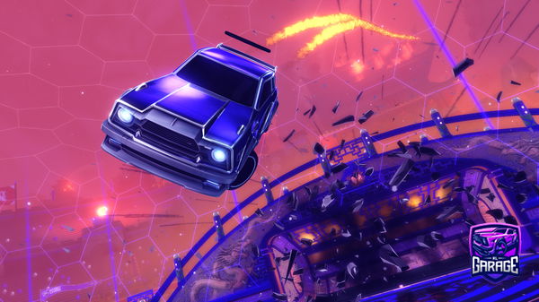 A Rocket League car design from Robindabank