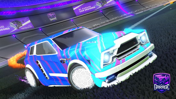 A Rocket League car design from Zombie_bark