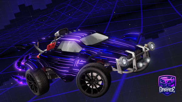 A Rocket League car design from nallovrin