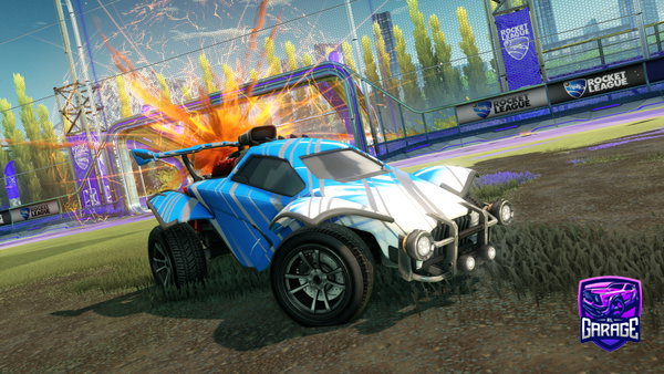 A Rocket League car design from Kenshinedagod