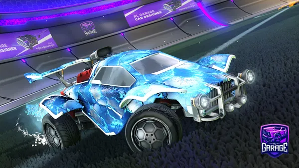 A Rocket League car design from duckieiscool