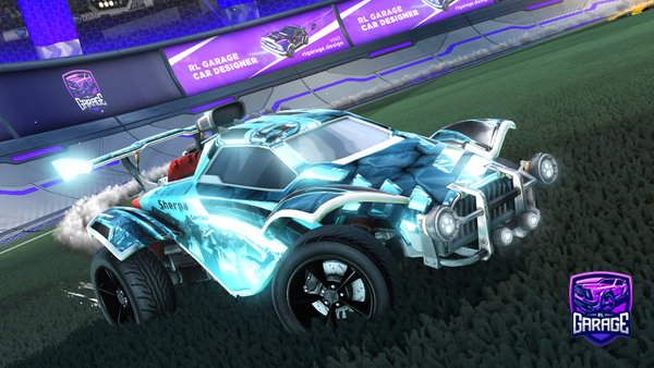 A Rocket League car design from Reverse-raid