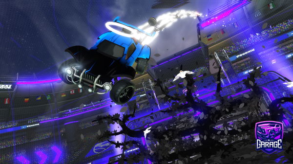 A Rocket League car design from alberito