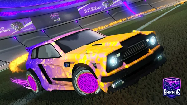 A Rocket League car design from Verrkami