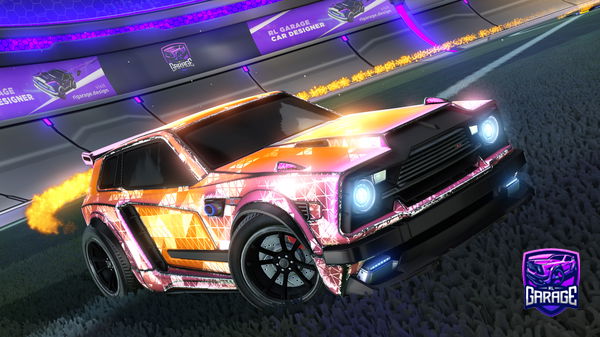 A Rocket League car design from SWIZZNALDO