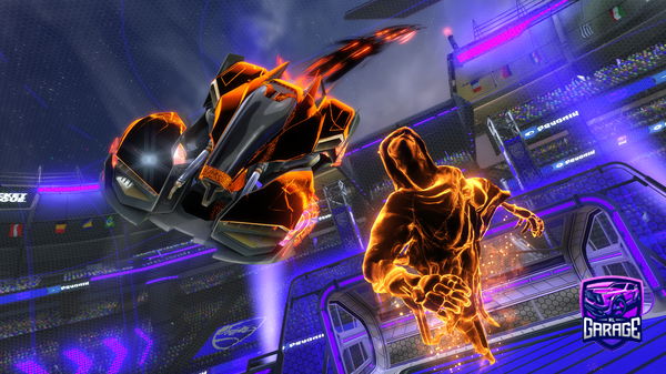 A Rocket League car design from DemonZ567