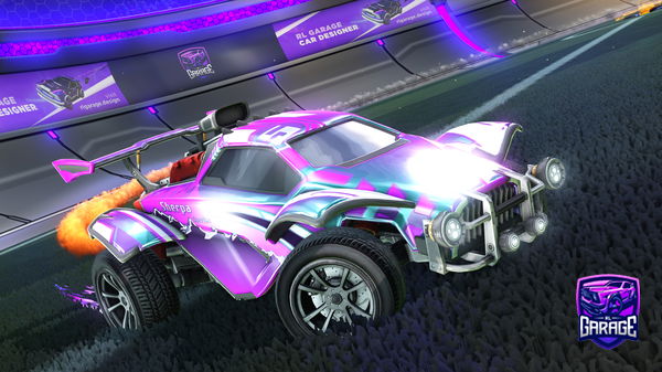 A Rocket League car design from Vxlues