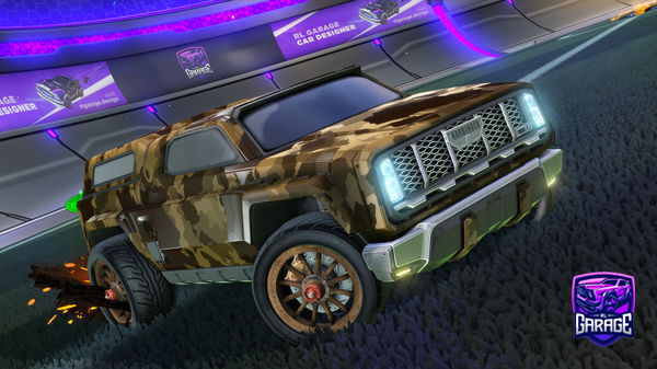 A Rocket League car design from Viper57125