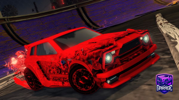 A Rocket League car design from okokokokokokokokok