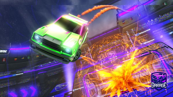 A Rocket League car design from Appii