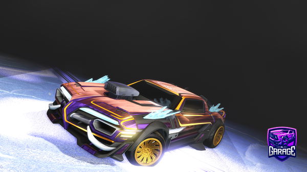 A Rocket League car design from Sp3nc3r9456