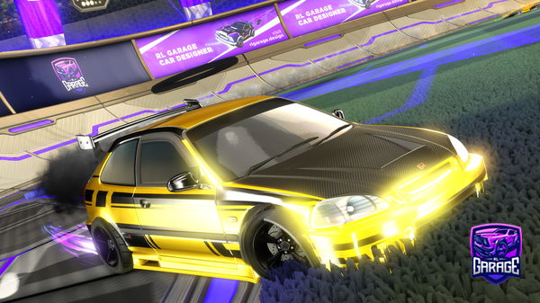 A Rocket League car design from BatoBeto