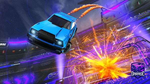 A Rocket League car design from Tsegha