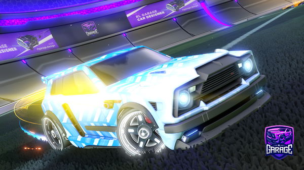 A Rocket League car design from r12443987