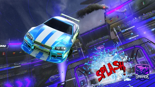 A Rocket League car design from mrplantas