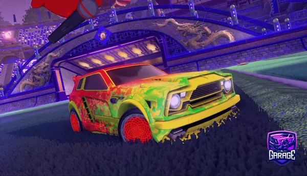 A Rocket League car design from vctr_34