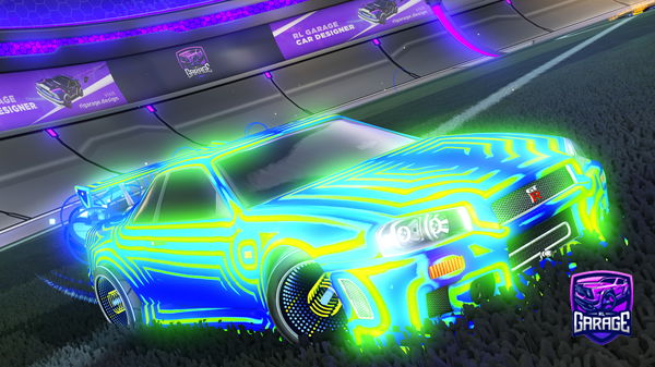 A Rocket League car design from WildGrayWolf