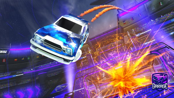 A Rocket League car design from NoFriendTool