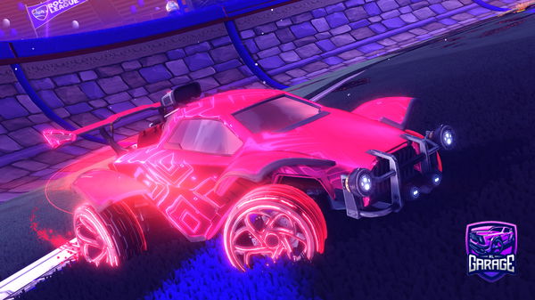 A Rocket League car design from PowerfulFlea441