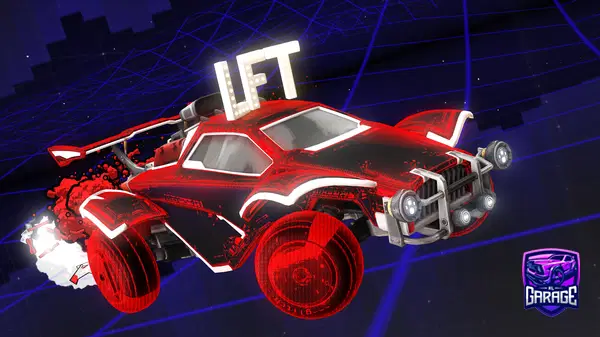 A Rocket League car design from Nugz92