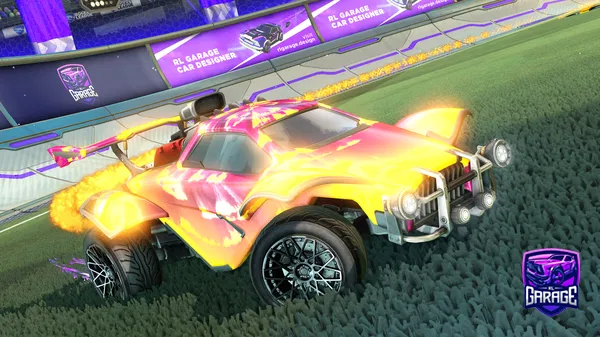 A Rocket League car design from Skizzly