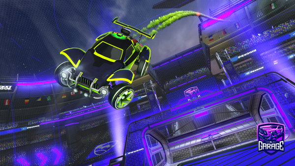 A Rocket League car design from hugood