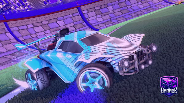A Rocket League car design from DzzyGuy