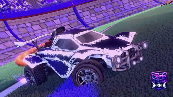 A Rocket League car design from hsjfjsjnsnd