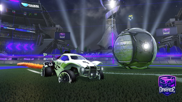 A Rocket League car design from Papa_dragon69420