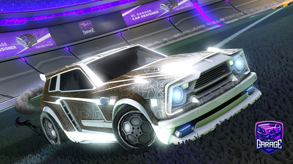 A Rocket League car design from M1GU3LLL