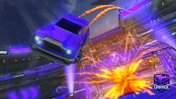 A Rocket League car design from CDAH1