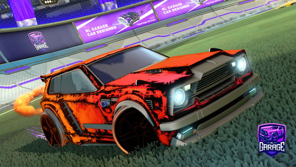 A Rocket League car design from BDubsIsMe