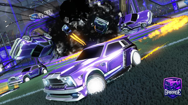 A Rocket League car design from ExotikFrost