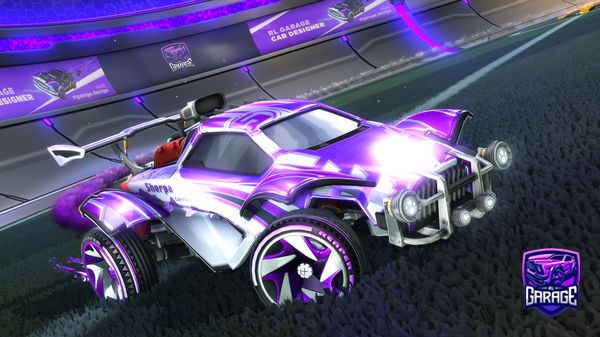 A Rocket League car design from LeHei21