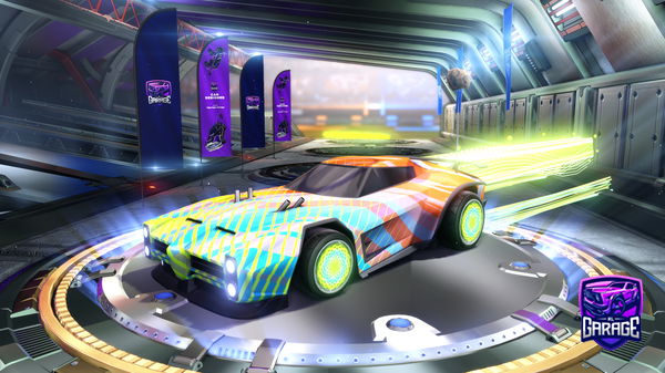 A Rocket League car design from Electroxical