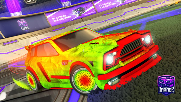 A Rocket League car design from rayle