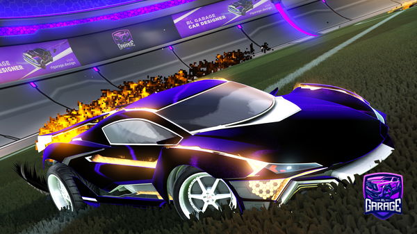 A Rocket League car design from Aurallox