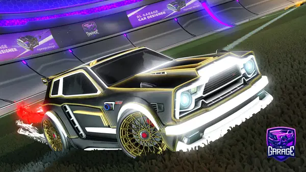 A Rocket League car design from GoBlitzy