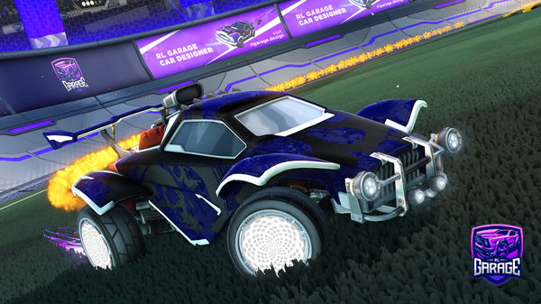 A Rocket League car design from aussyAsh_