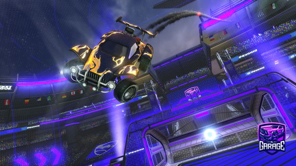 A Rocket League car design from ToritoFern