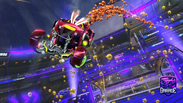 A Rocket League car design from Leafy104