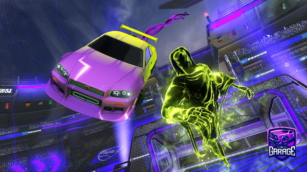 A Rocket League car design from Rare_Drxpy