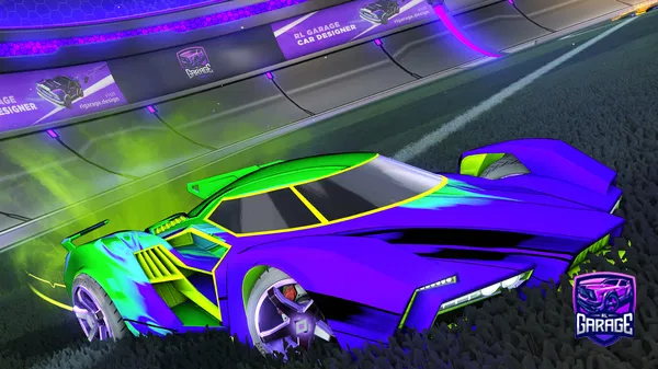 A Rocket League car design from GlacialxInferno